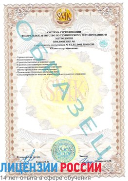 Образец сертификата соответствия (приложение) Сосновый Бор Сертификат ISO 14001